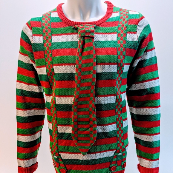 ugly christmas sweater tie